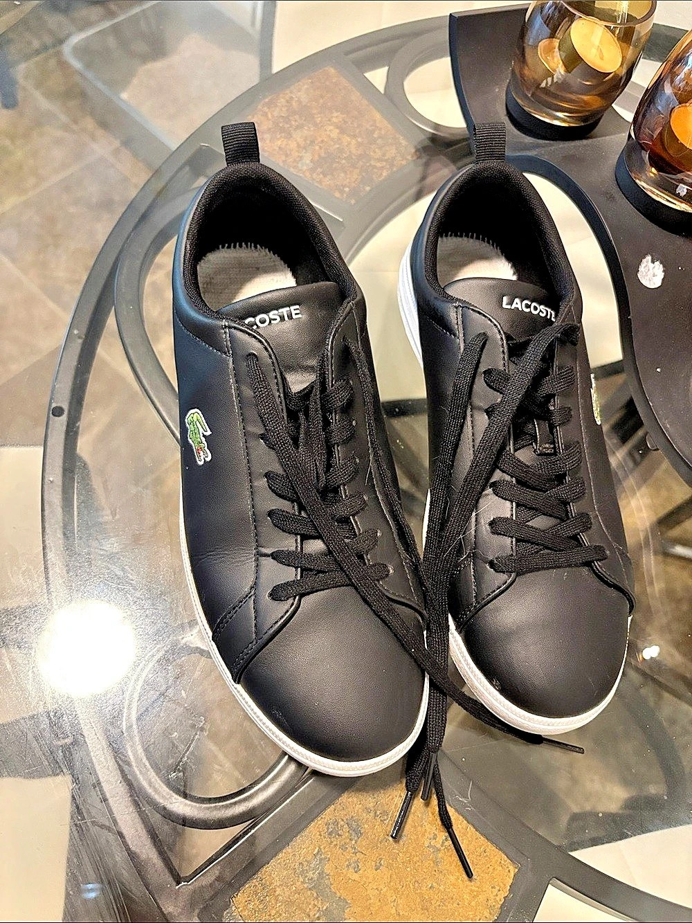 Lacoste Carnaby Pro Leather Sneakers Black Low-Top